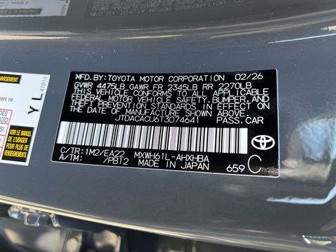 New 2026 Toyota Prius Plug-In Hybrid w/ Limited Premium Package image 9