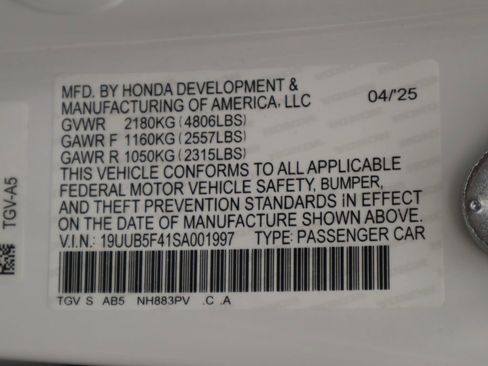 Used 2025 Acura TLX w/ Technology Package image 36