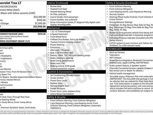 Used 2024 Chevrolet Trax LT w/ LT Convenience Package FWD image 31