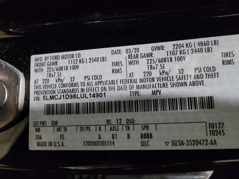 Used 2020 Lincoln Corsair AWD w/ Equipment Group 101A image 33