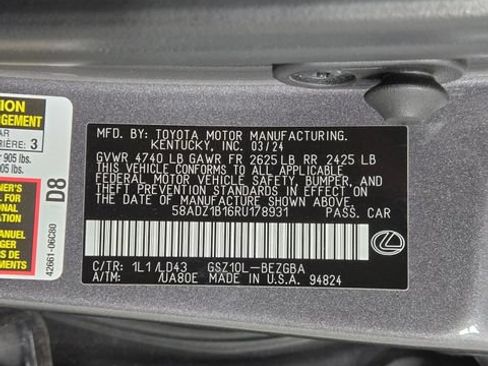 Used 2024 Lexus ES 350 w/ Premium Package FWD image 31