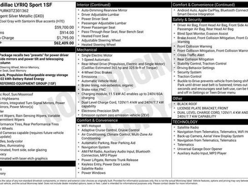 New 2026 Cadillac Lyriq Sport image 28