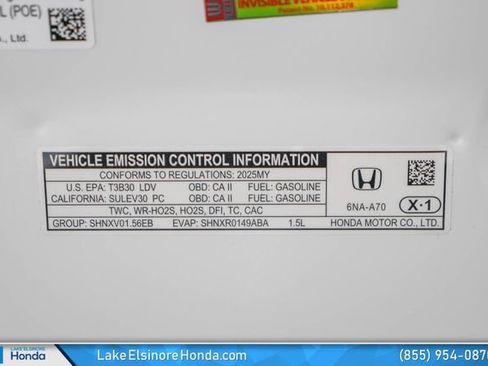 Certified 2025 Honda Accord LX image 31