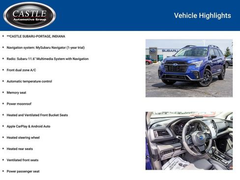 Used 2026 Subaru Ascent Bronze Edition AWD/4WD image 7
