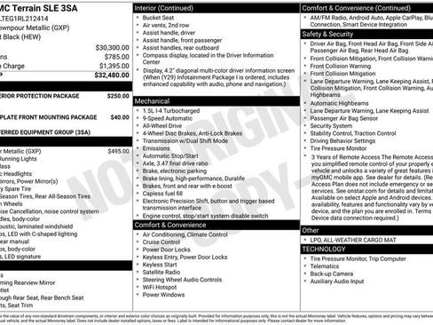 Used 2024 GMC Terrain SLE image 36