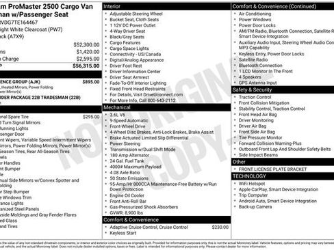 New 2026 RAM ProMaster 2500 w/ Convenience Group FWD image 17