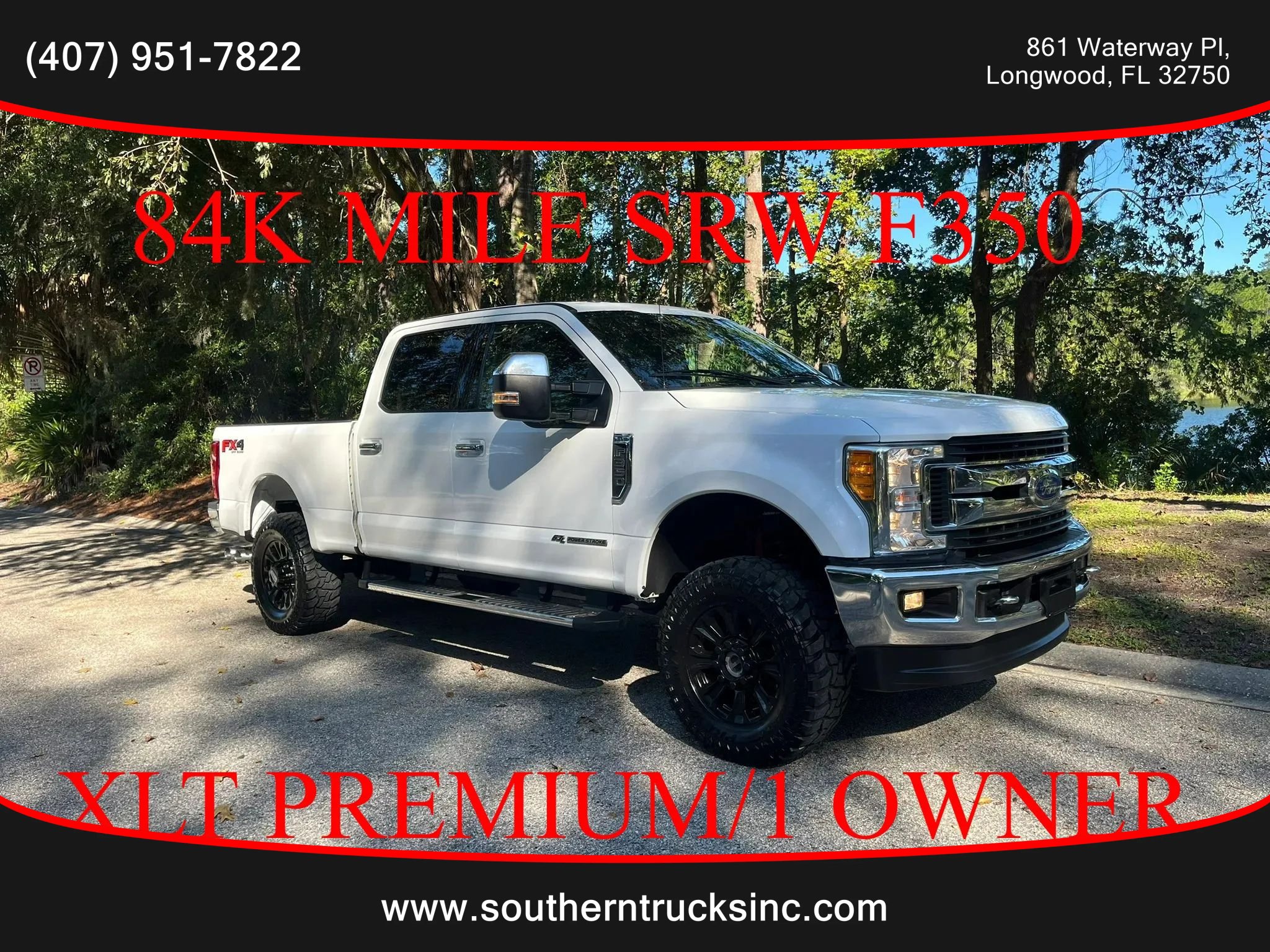 Used 2017 Ford F350 XLT w/ XLT Premium Package AWD/4WD image 1
