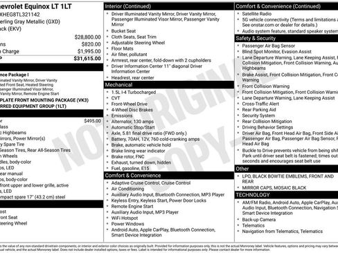 New 2026 Chevrolet Equinox LT image 47