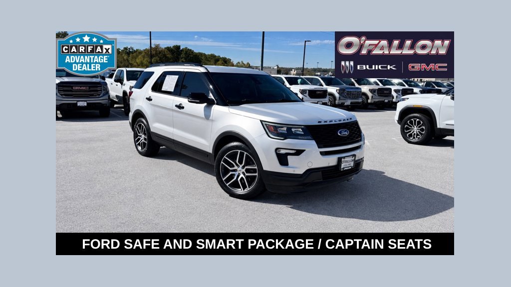 Used 2018 Ford Explorer Sport w/ Ford Safe & Smart Package AWD/4WD image 1