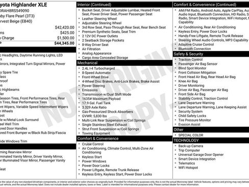 Used 2024 Toyota Highlander XLE FWD image 6