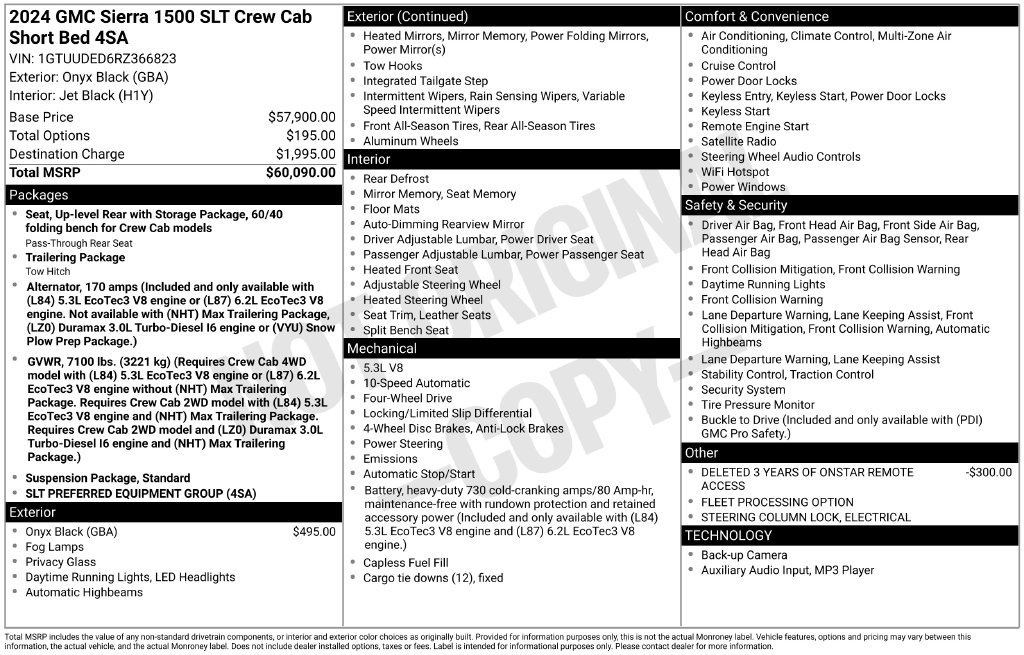 Used 2024 GMC Sierra 1500 SLT AWD/4WD image 57