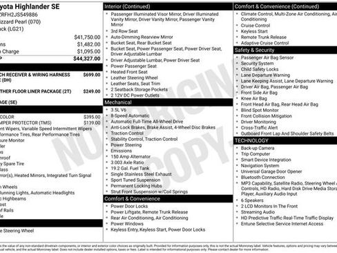 Used 2018 Toyota Highlander SE image 1