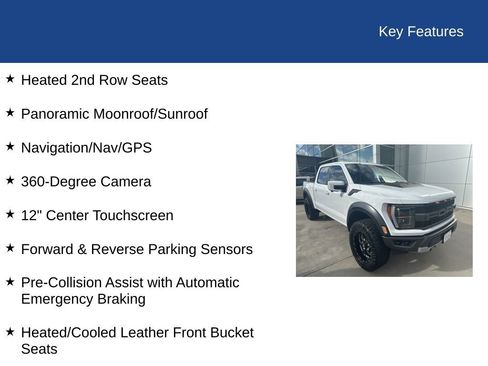 Certified 2022 Ford F150 Raptor w/ Equipment Group 801A High image 39