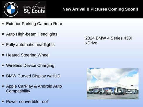 Used 2024 BMW 430i xDrive Convertible AWD/4WD image 4