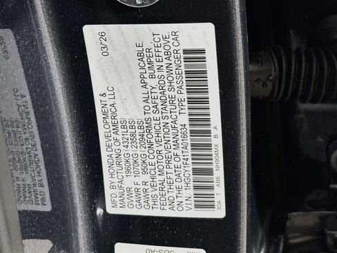 Certified 2026 Honda Accord SE image 37