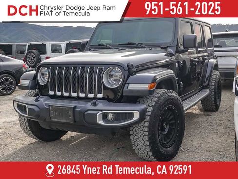 Certified 2018 Jeep Wrangler Unlimited Sahara w/ LED Lighting Group image 1
