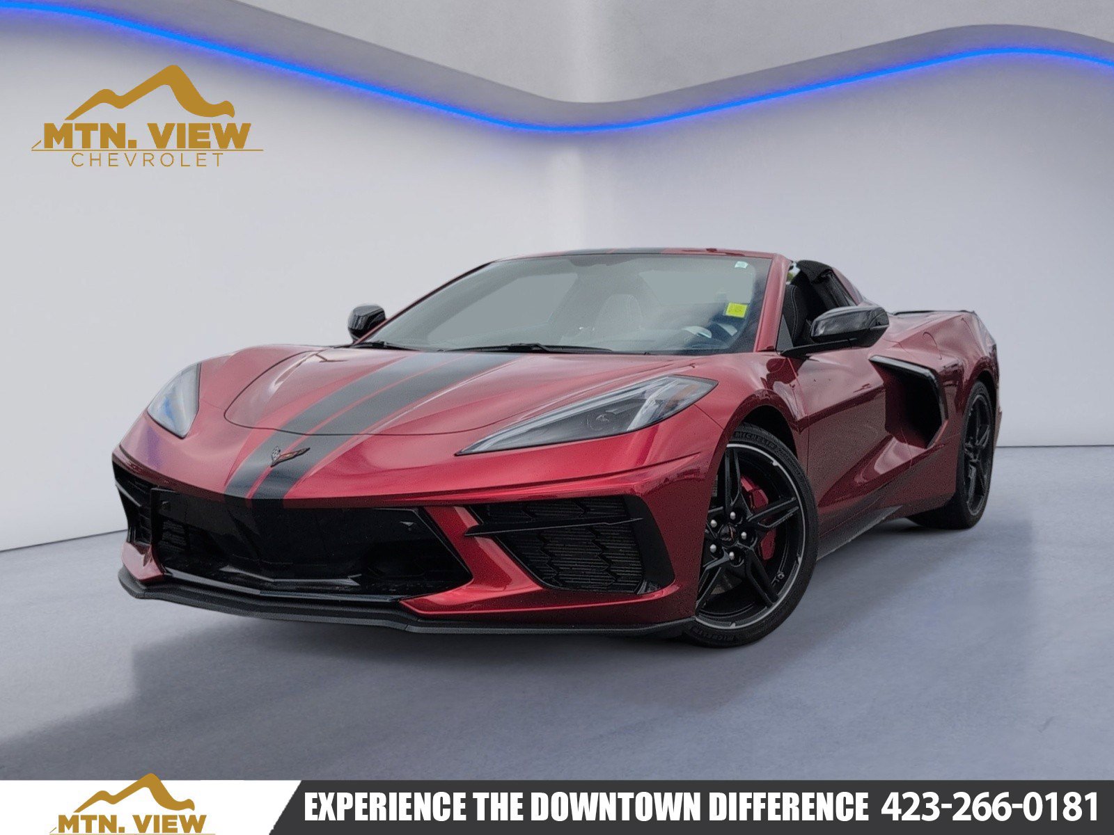 Used 2022 Chevrolet Corvette Stingray Premium Conv w/ Z51 Performance Package RWD image 1