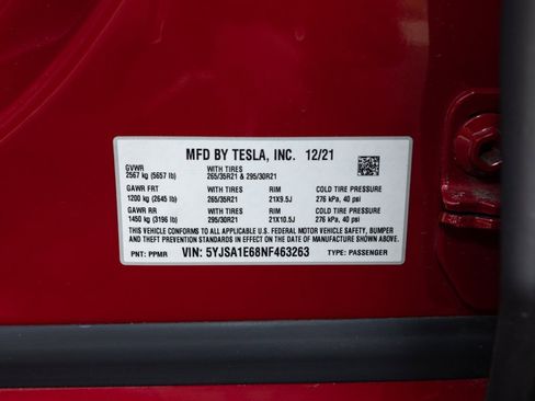 Used 2022 Tesla Model S Plaid image 73