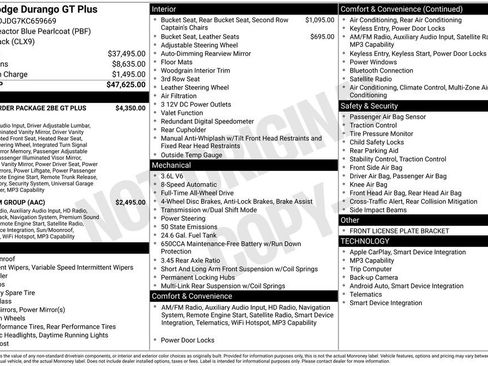 Used 2019 Dodge Durango GT AWD/4WD image 2