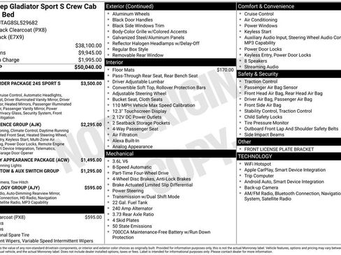 New 2025 Jeep Gladiator Sport image 6