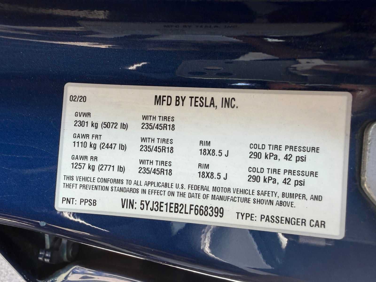 Used 2020 Tesla Model 3 Long Range AWD/4WD image 34