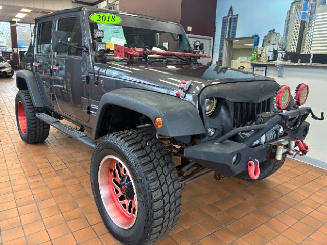 Used 2018 Jeep Wrangler Unlimited Sport w/ Connectivity Group AWD/4WD image 1