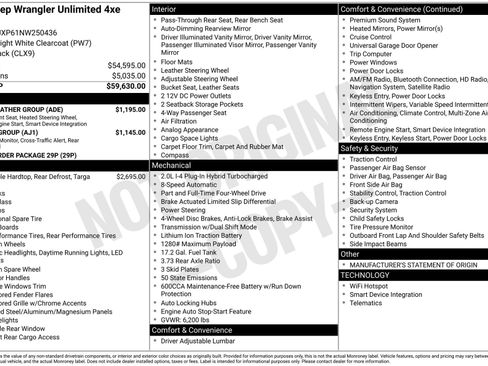 Used 2022 Jeep Wrangler Unlimited Sahara w/ Cold Weather Group image 42