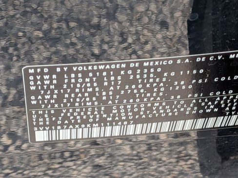 Used 2019 Volkswagen Tiguan S w/ Driver Assistance Package image 23