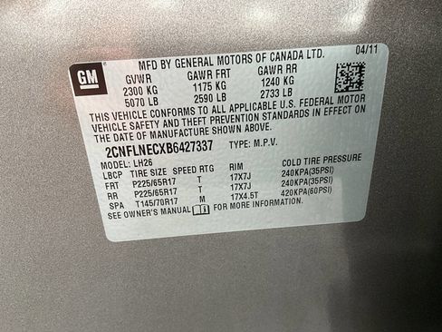 Used 2011 Chevrolet Equinox LT w/ LPO, Protection Package AWD/4WD image 20