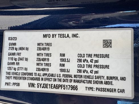 Used 2023 Tesla Model 3 Standard Range RWD image 17