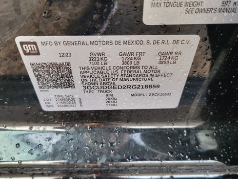 Used 2024 Chevrolet Silverado 1500 LTZ w/ LTZ Convenience Package II image 34