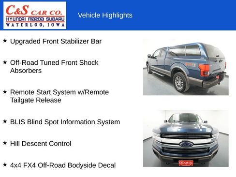 Used 2018 Ford F150 Lariat w/ Equipment Group 501A Mid AWD/4WD image 13