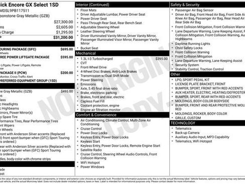 Used 2023 Buick Encore GX Select w/ Sport Touring Package FWD image 3