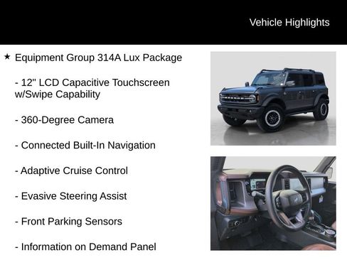 Used 2023 Ford Bronco Outer Banks w/ Sasquatch Package image 6
