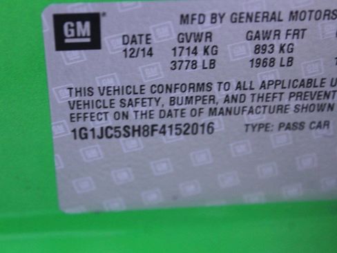 Used 2015 Chevrolet Sonic LT FWD image 11
