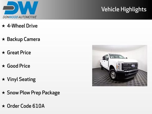 Used 2025 Ford F350 XL w/ Snow Plow Prep Package AWD/4WD image 3