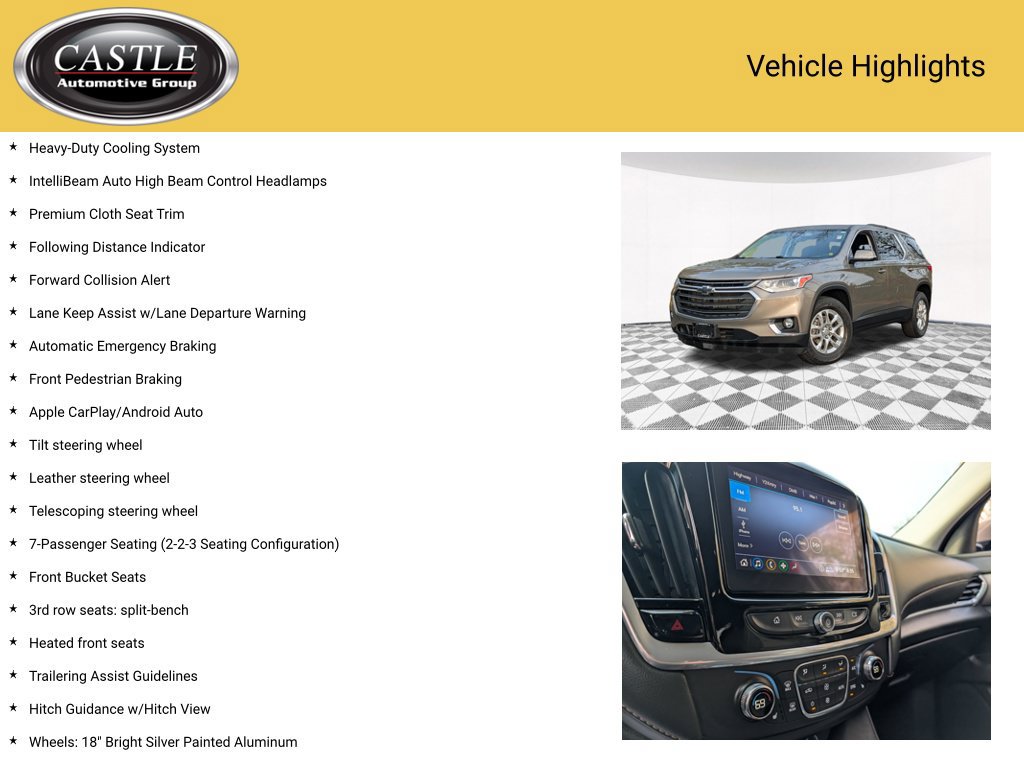 Used 2020 Chevrolet Traverse LT w/ Driver Confidence II Package AWD/4WD image 7