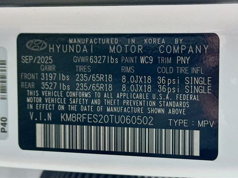 New 2026 Hyundai Palisade SE image 32