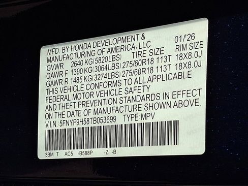 New 2026 Honda Passport TrailSport image 22