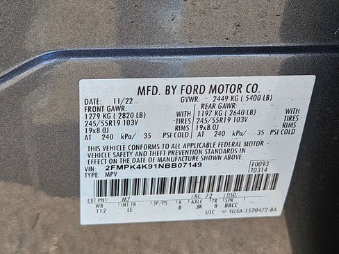 Used 2022 Ford Edge Titanium image 23