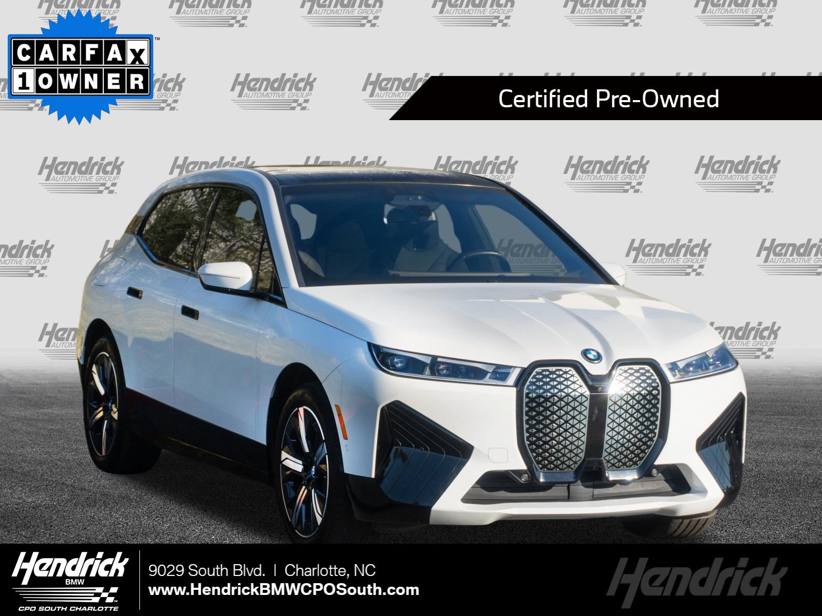 Certified 2024 BMW iX xDrive50 w/ Premium Package AWD/4WD image 1