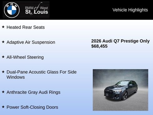 Used 2026 Audi Q7 3.0T Prestige AWD/4WD image 16