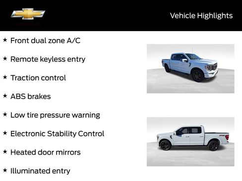 Used 2022 Ford F150 Lariat w/ Equipment Group 502A High AWD/4WD image 19