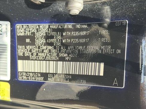 Used 2018 Toyota Sienna XLE FWD image 29