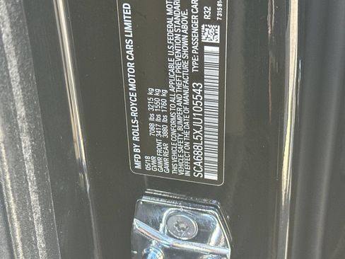 Certified 2018 Rolls-Royce Phantom Extended Wheelbase RWD image 34