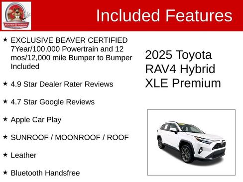 Used 2025 Toyota RAV4 XLE Premium w/ Weather Package image 4