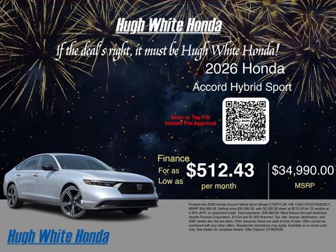 New 2026 Honda Accord Sport image 7