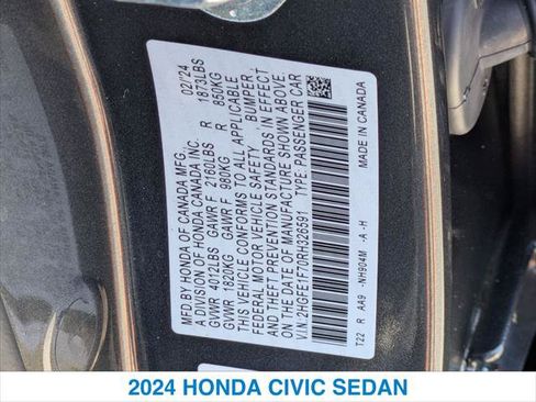 Certified 2024 Honda Civic EX image 26