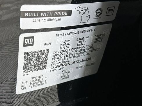 New 2026 Chevrolet Traverse LT w/ Driver Confidence Package FWD image 35