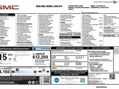 New 2026 GMC Sierra 1500 AT4 w/ AT4 Premium Package